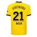 Günstige Borussia Dortmund Donyell Malen #21 Heim Fussballtrikot 2023-24 Kurzarm